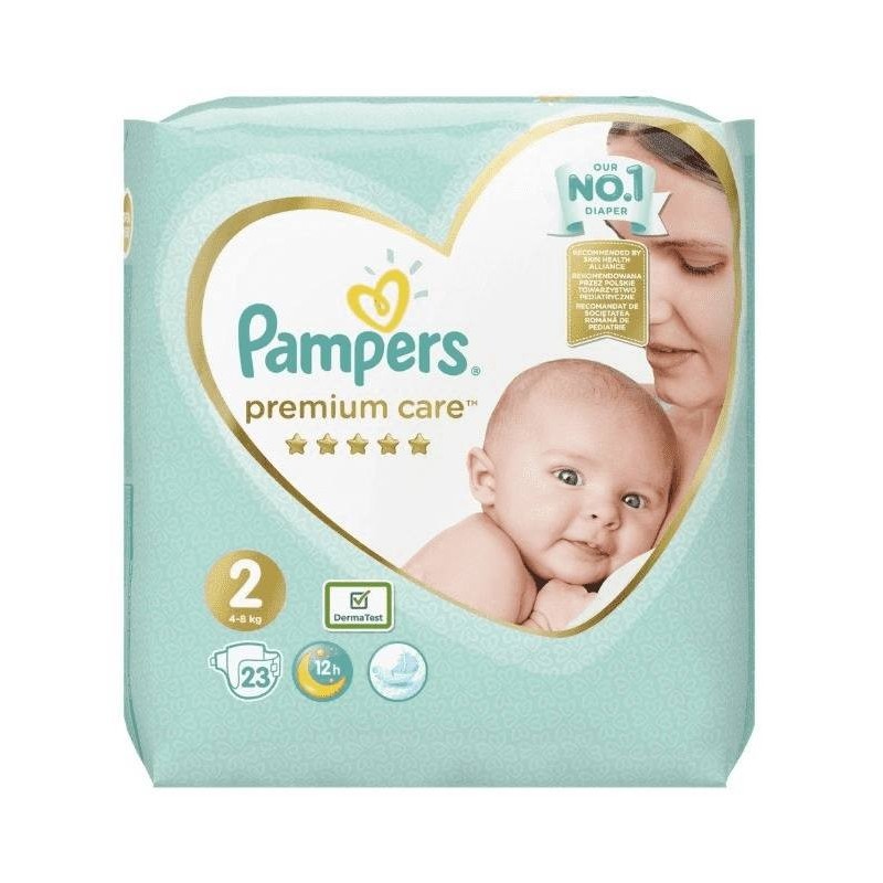 babydream vs pampers premium care wielkość