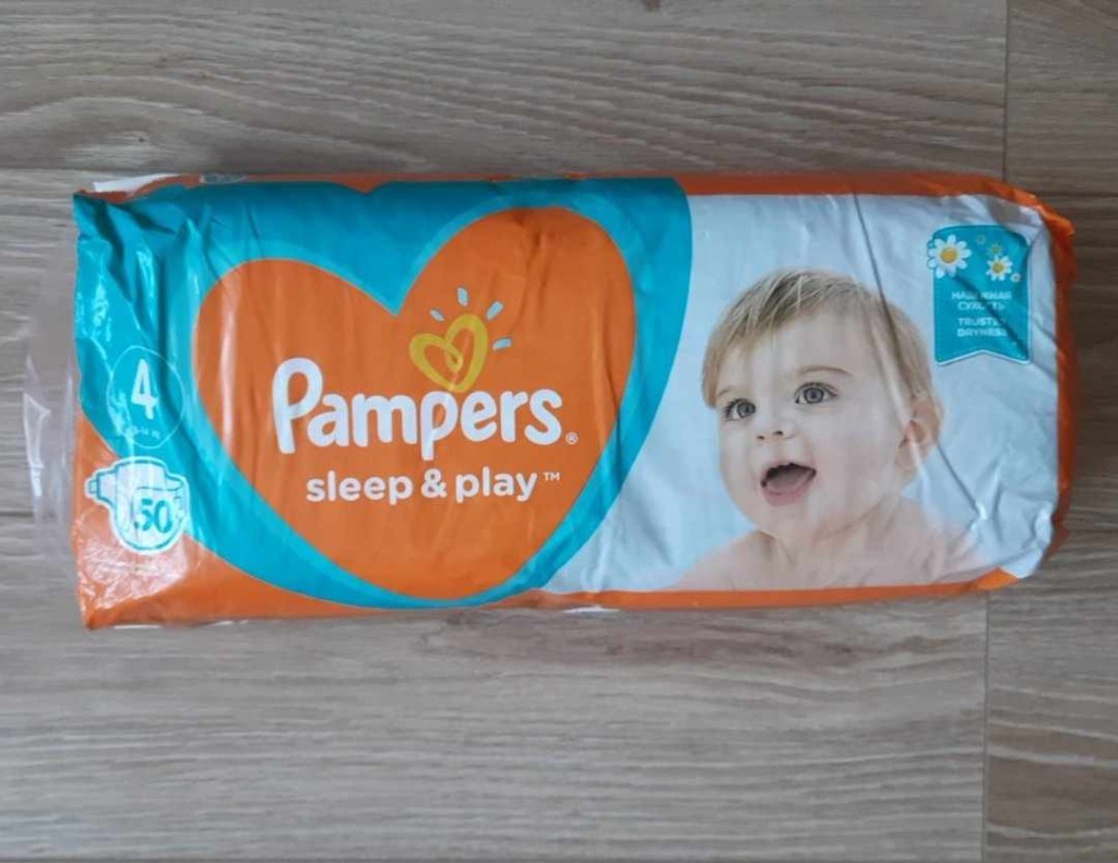 pieluchy pampers naklejka nie przezczone do odsprzedaży