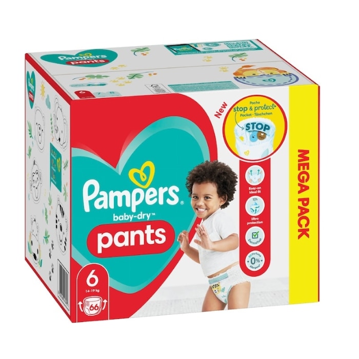 pampers 76 szt 2