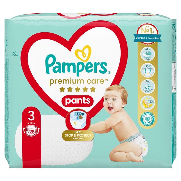 pampers pieluchy przedziały