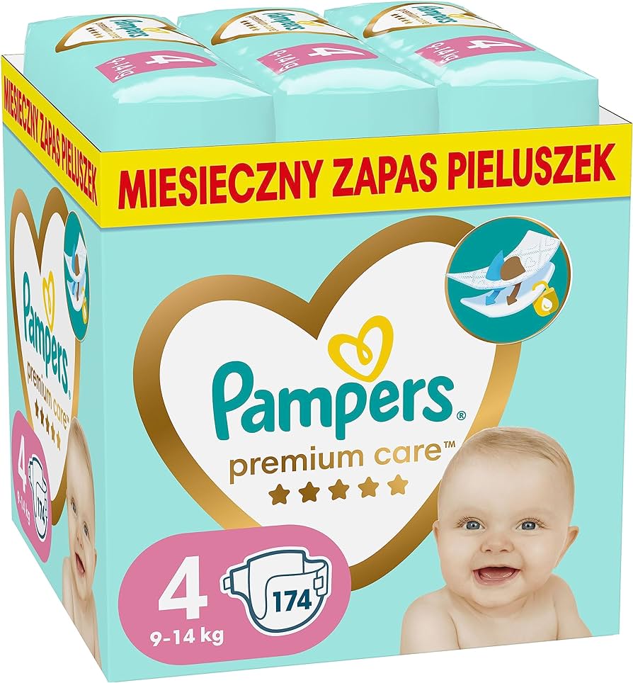 pampers active baby 4 132 szt