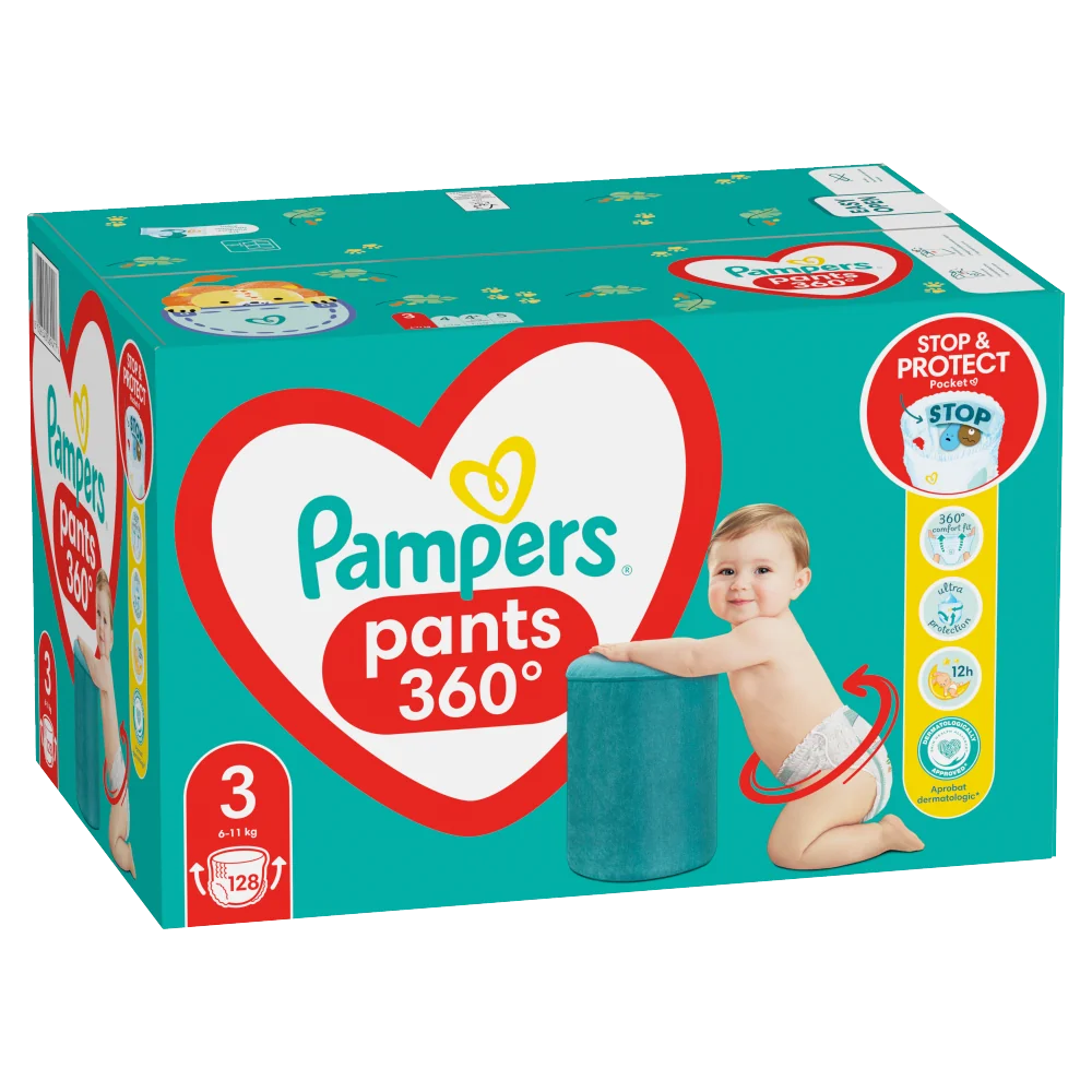 pampers pieluchomajtki pants 4