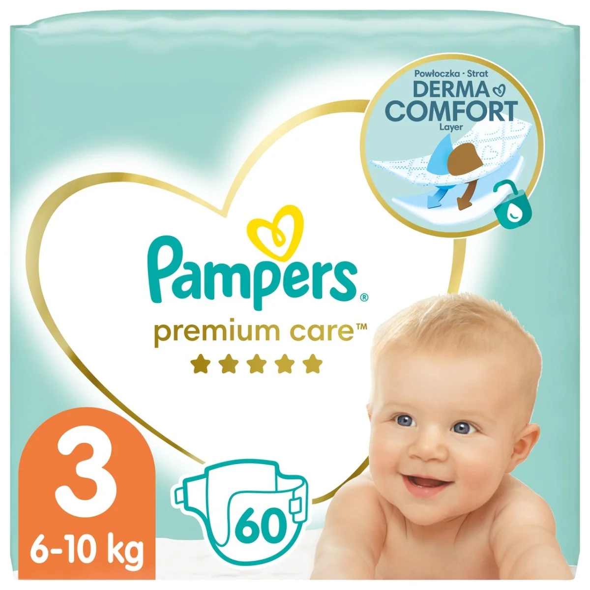 pieluchy pampers 1 z wycięciem na pępek