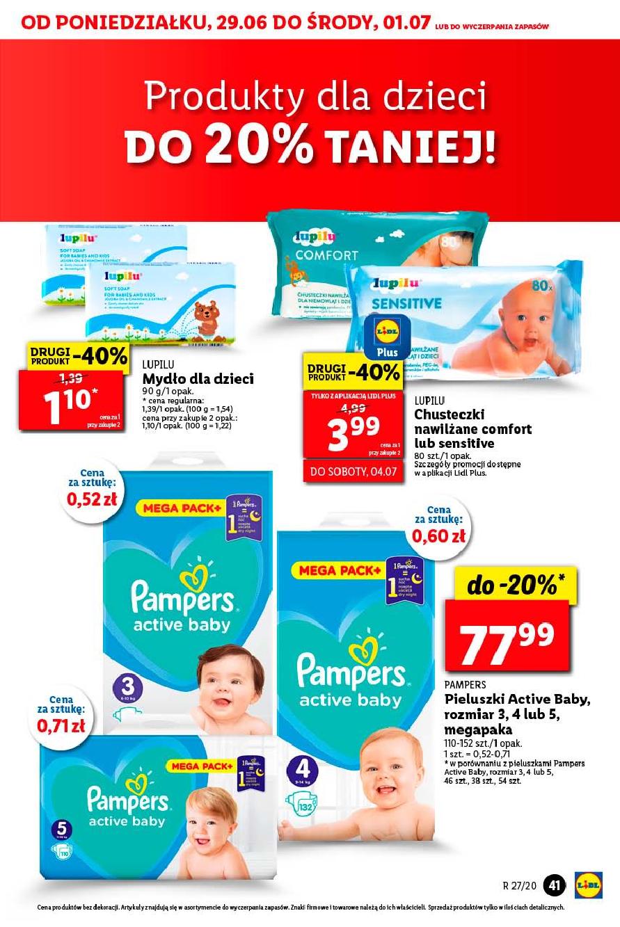 tabela rozmiarów pampers