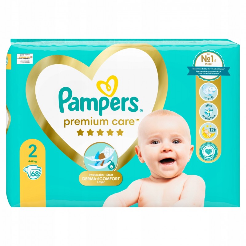 pampers 1 rodzaje