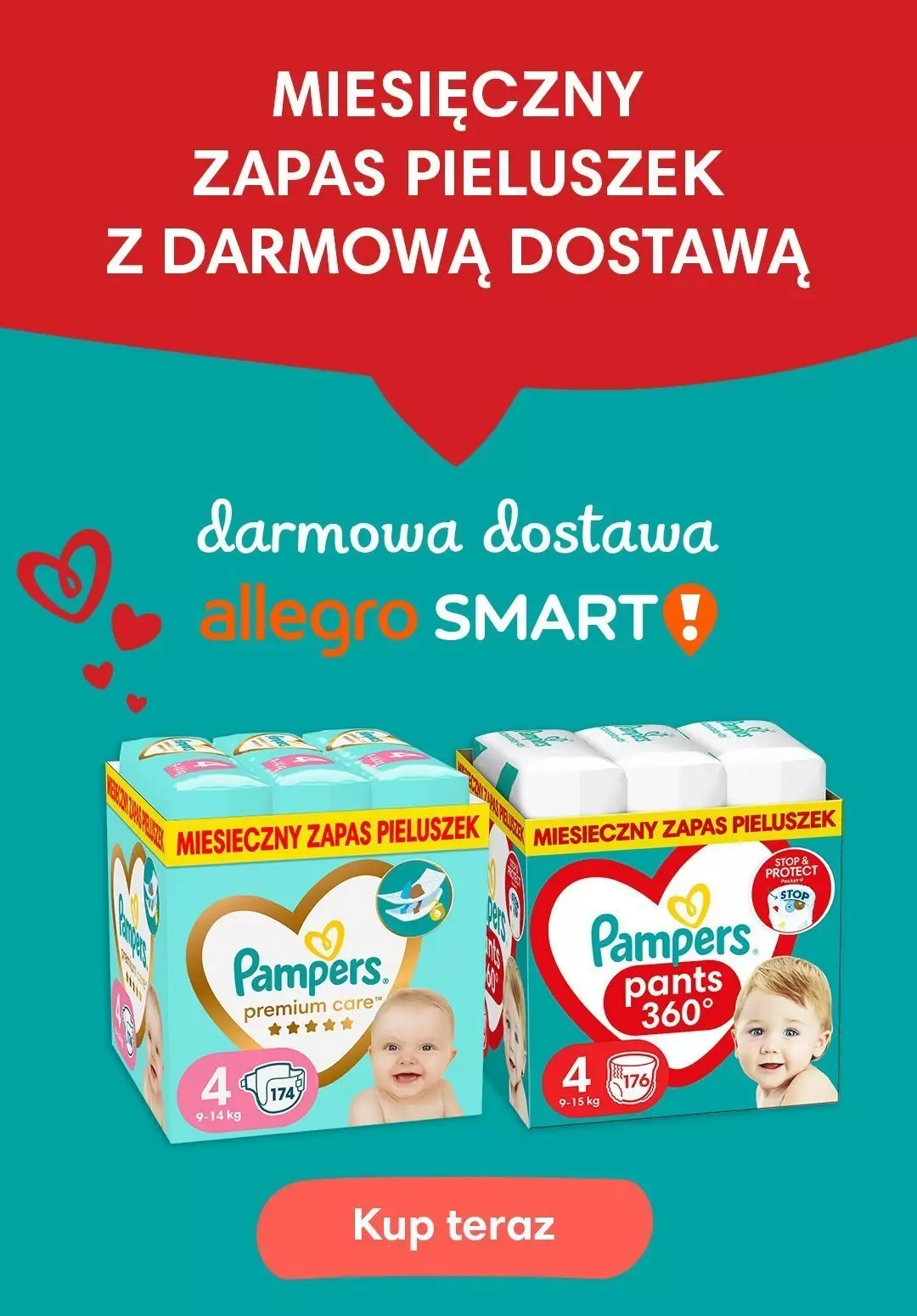 rodzaje pampersów