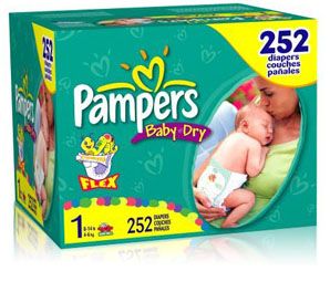 próbki pieluchy pampers