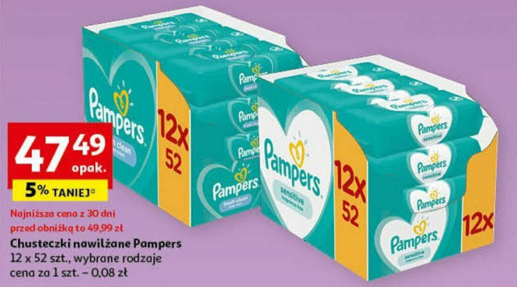 chusteczki pampers promocja