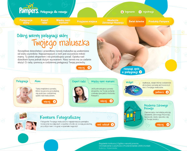 pampers larwy