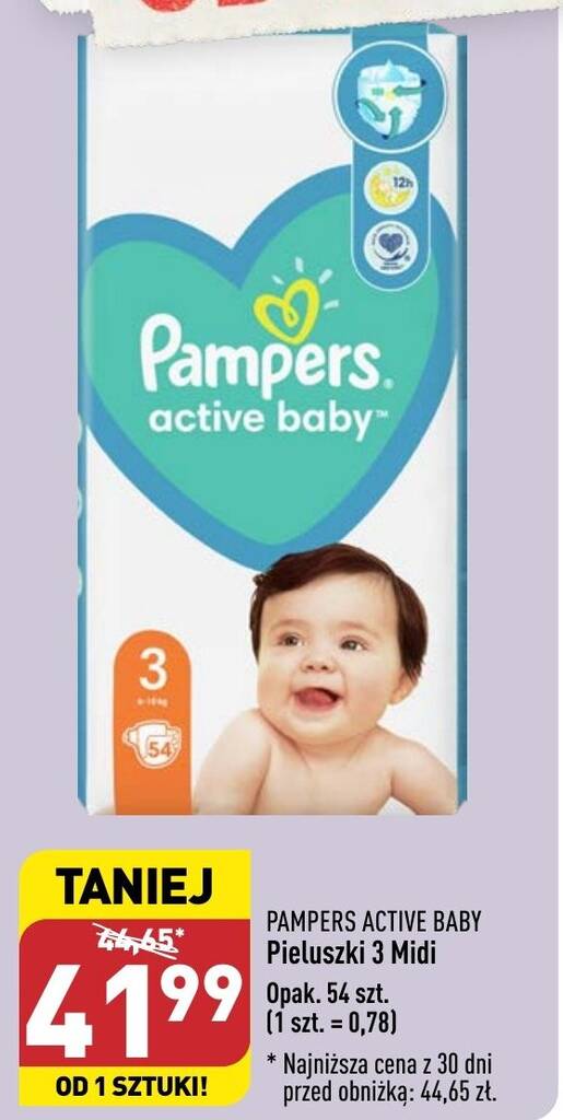 pampers pro care 1 38 sztuk