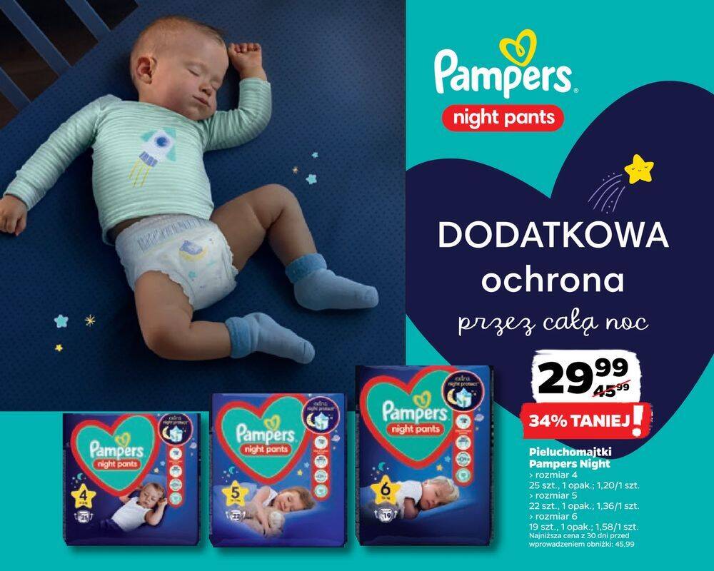 biedronka pampers 3 cena