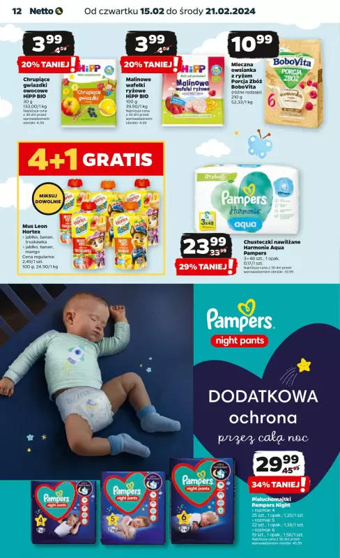 pampers 4 76 szt