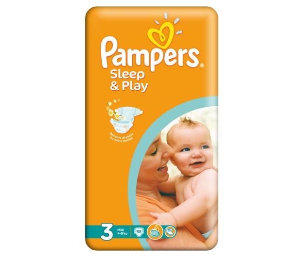 pieluchomajtki pampers premium care 3