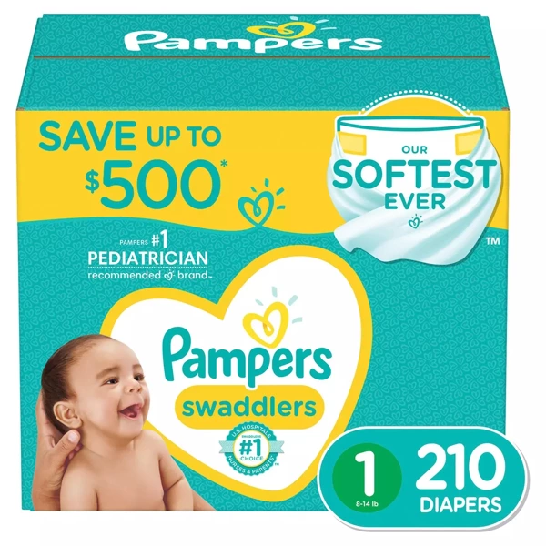 pampers 2 new baby baby dry rossman