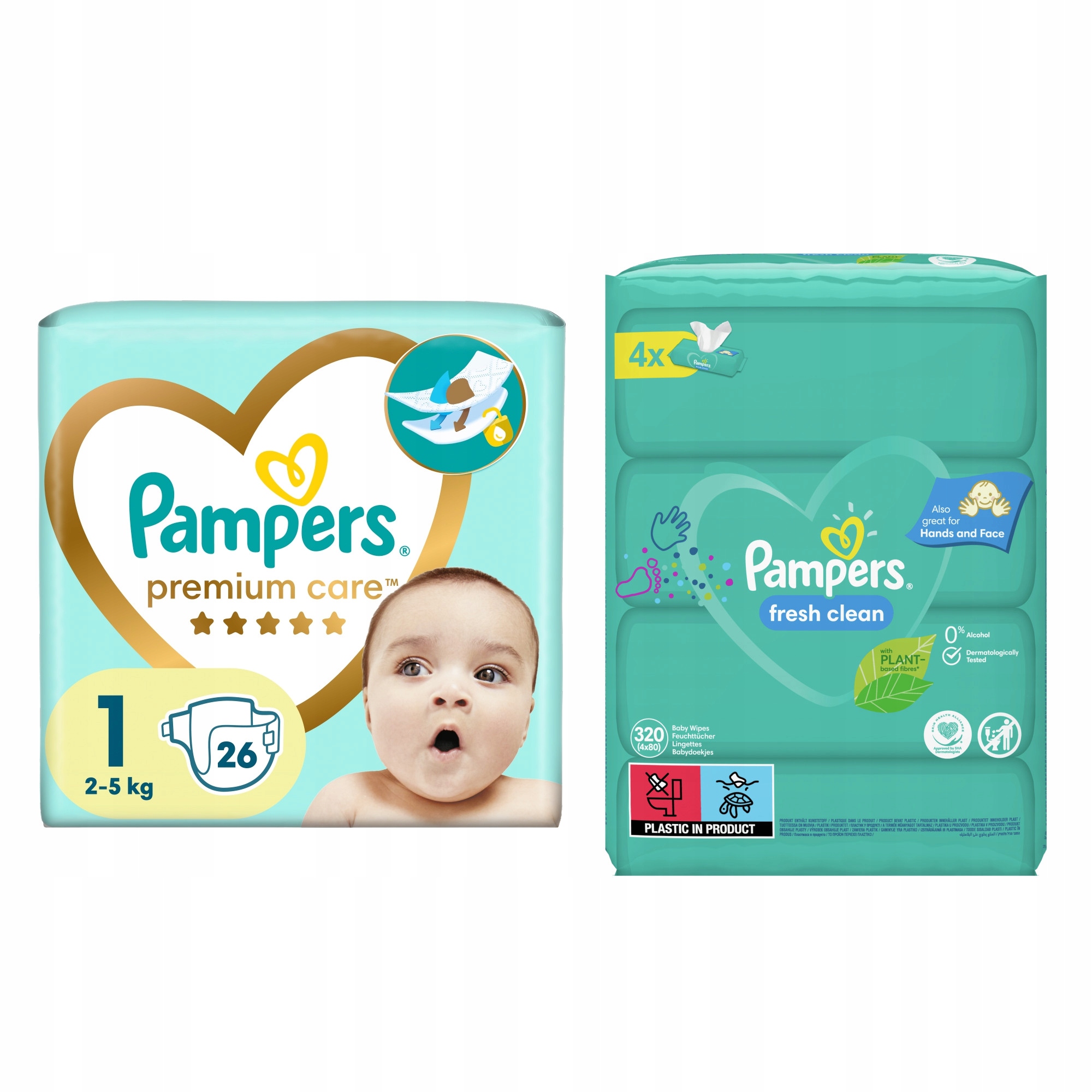 pieluchy 1 new baby pampers