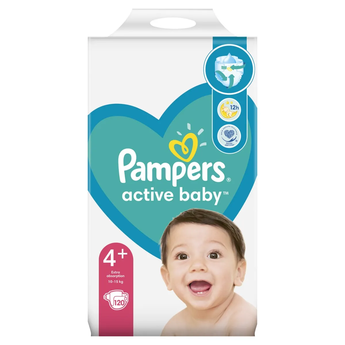 pieluchy pampers active baby mega b