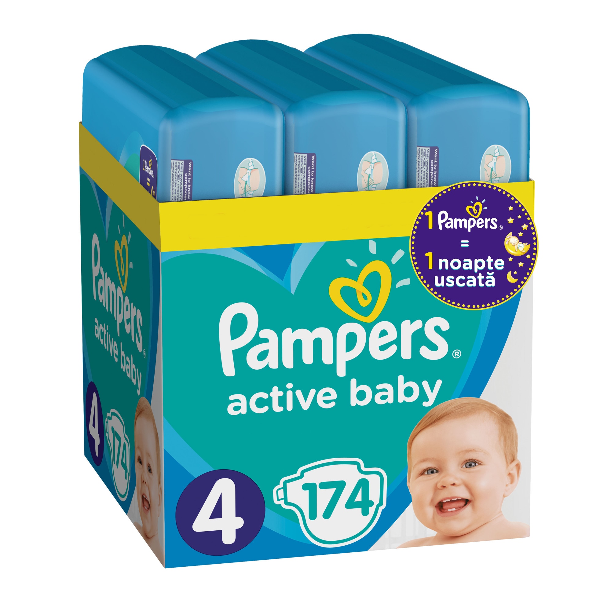 pampers active baby dry 3 96 pieluszek allegro