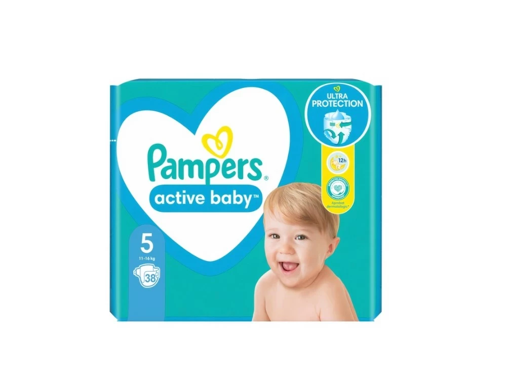 pieluchy pampers active baby-dry 2 mini 228 szt