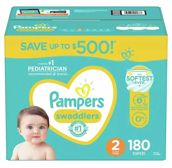 pampers 174szt