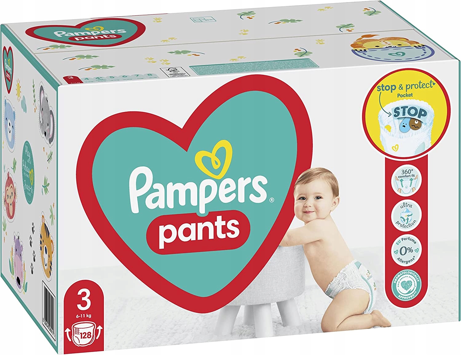 pieluchomajtki pampers pants zdejmowanie