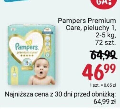 pampers premium care rozmiar 2 mini 3-6kg 80 sztuk