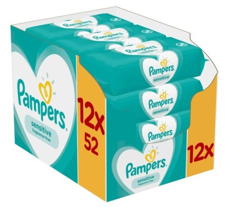 chusteczki pampers aqua pure srokao