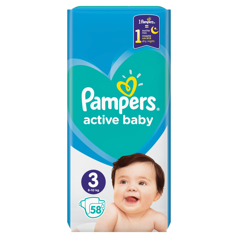 pampers active baby 2 cena 144 sztuk