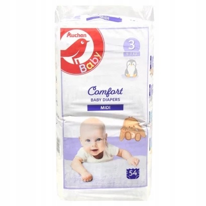 pampers new baby-dry pieluchy 3 mini 100szt