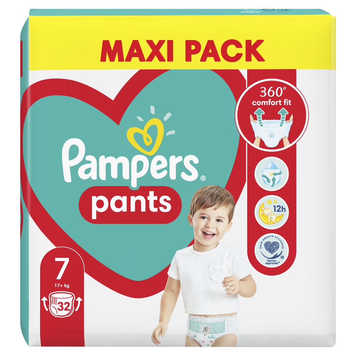 подгузники-трусики pampers pants размер 5 junior 12-17 кг 48 шт