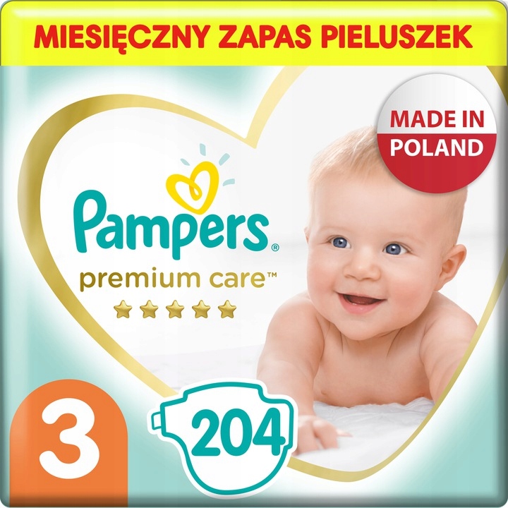 pieluszki jednorazowe pampers