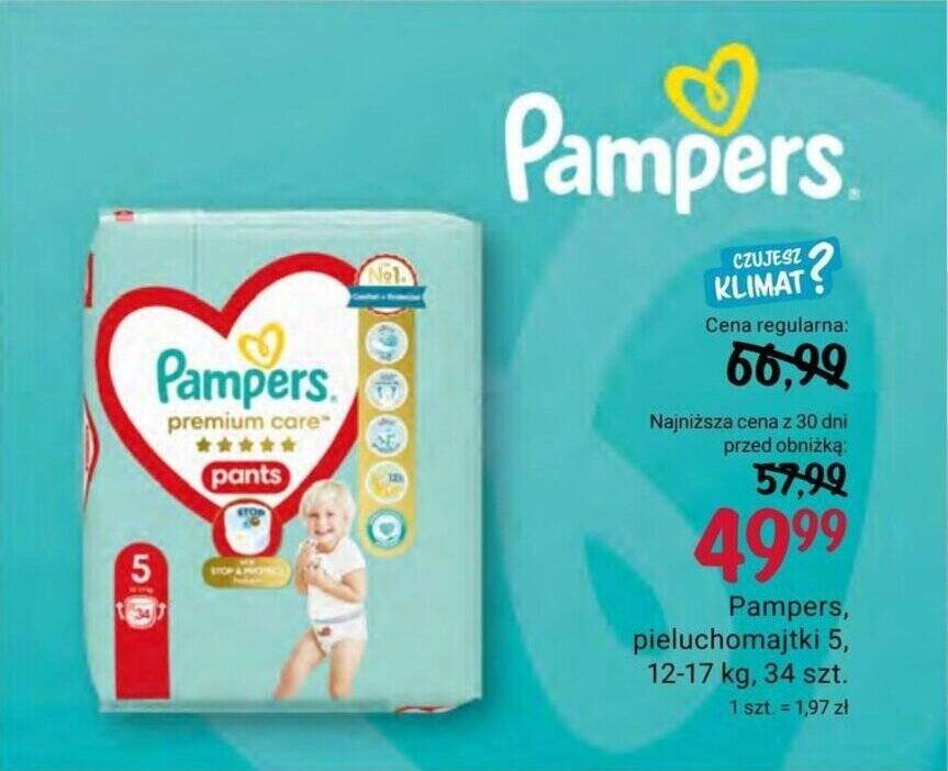 pampers przesikany