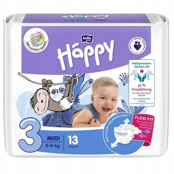 pampers 228 szt