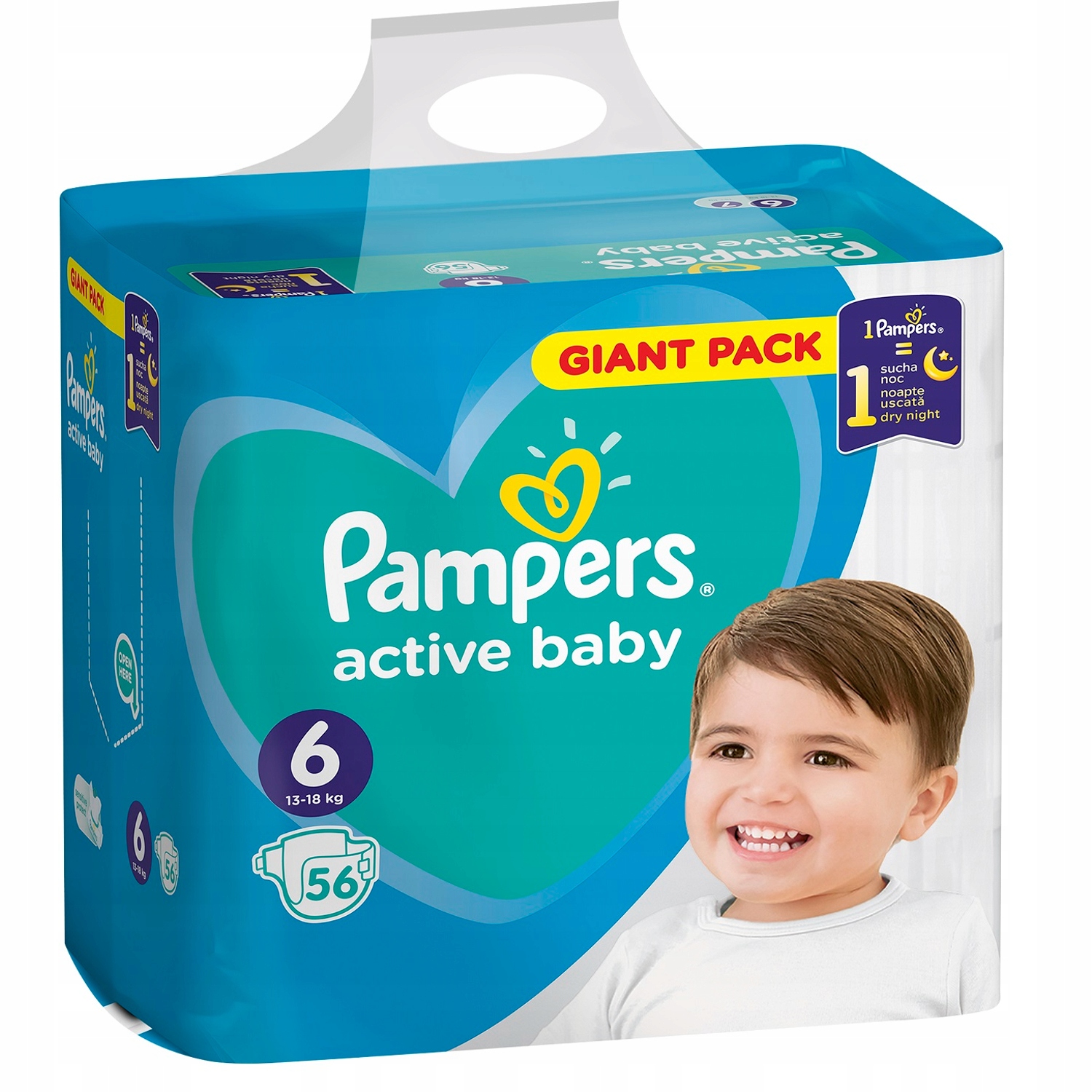 pampers 6 od iulu lat