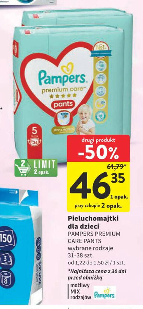 pampers sensitive husteczki dla niemowlat