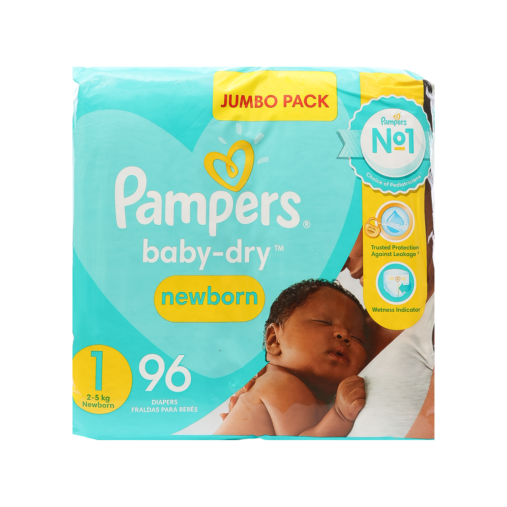 pieluchomajtki pampers 3 naklejka z tylu