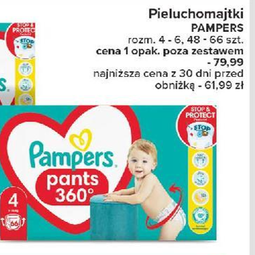 pampers pants mega box pieluchomajtki rozmiar 4