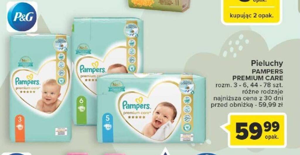 lidl pieluchy pampers cena