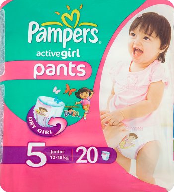 pampers etykieta