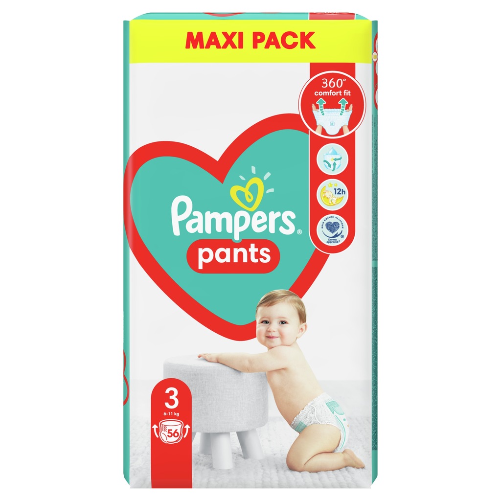 pampers 4 rodzaje