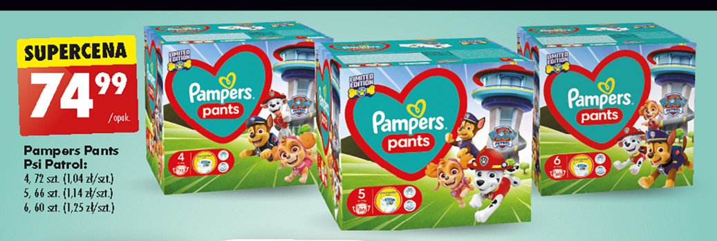 pieluchy pampers w proocji