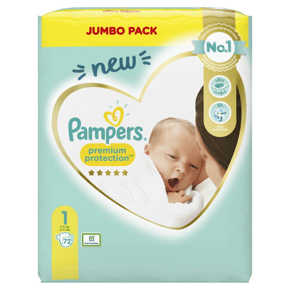 paczka pampersy pampers pomaranczowe