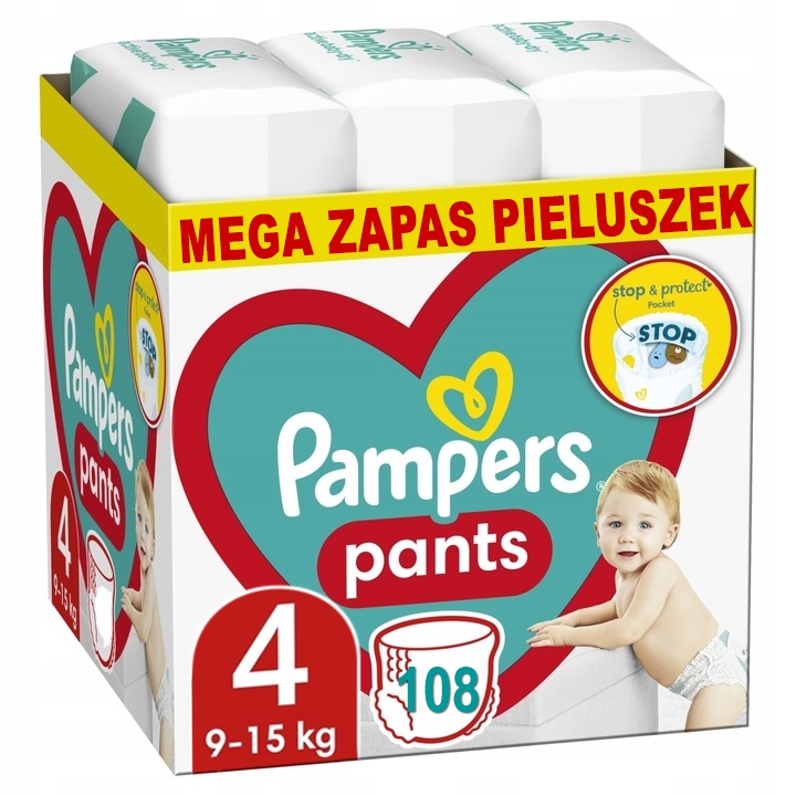 pampers 4 mega box 174