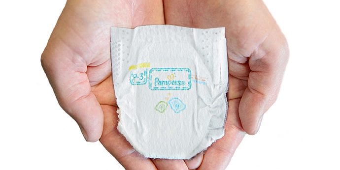 pampers pants z niebieskim paskiwm