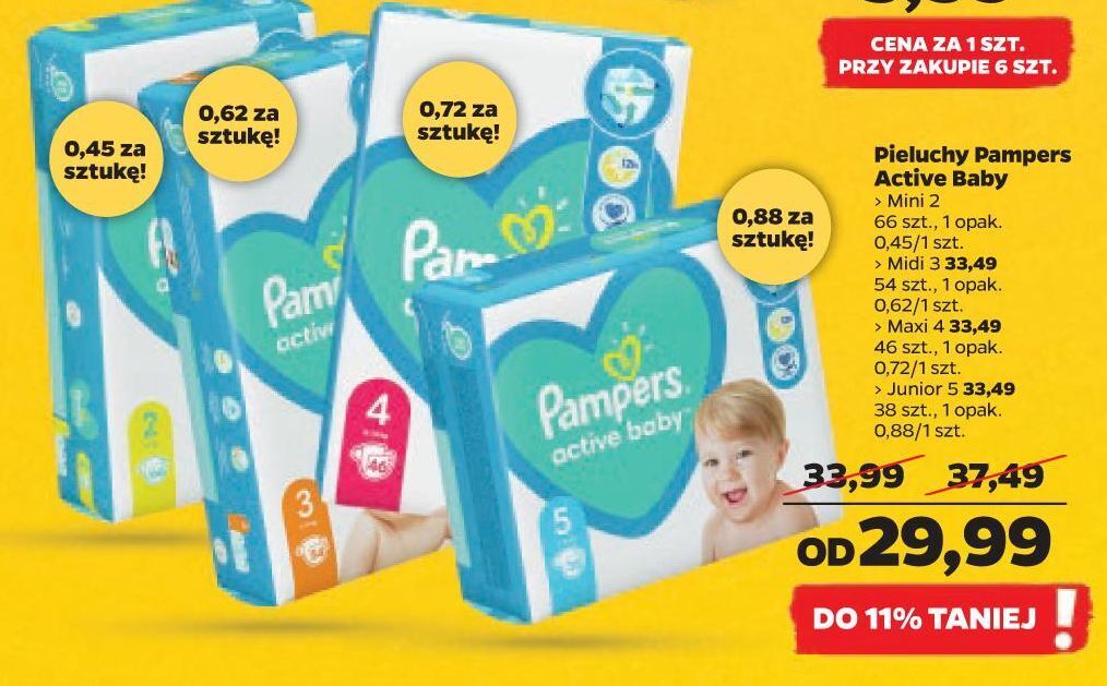 pieluchomajtki pampers 8