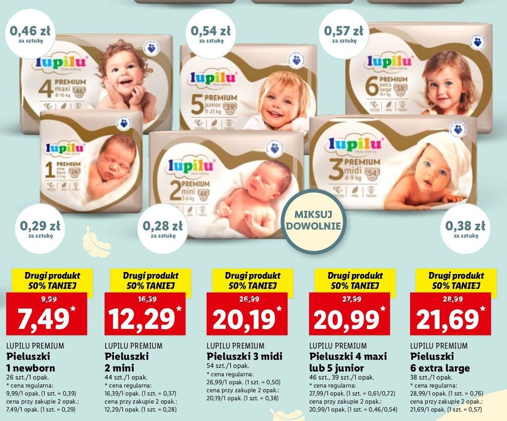 kot przewijany pampers