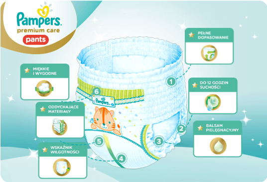 mega pack pampers 4 majtki