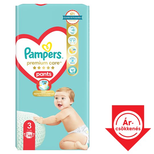 pieluchy pampers premium care newborn cena