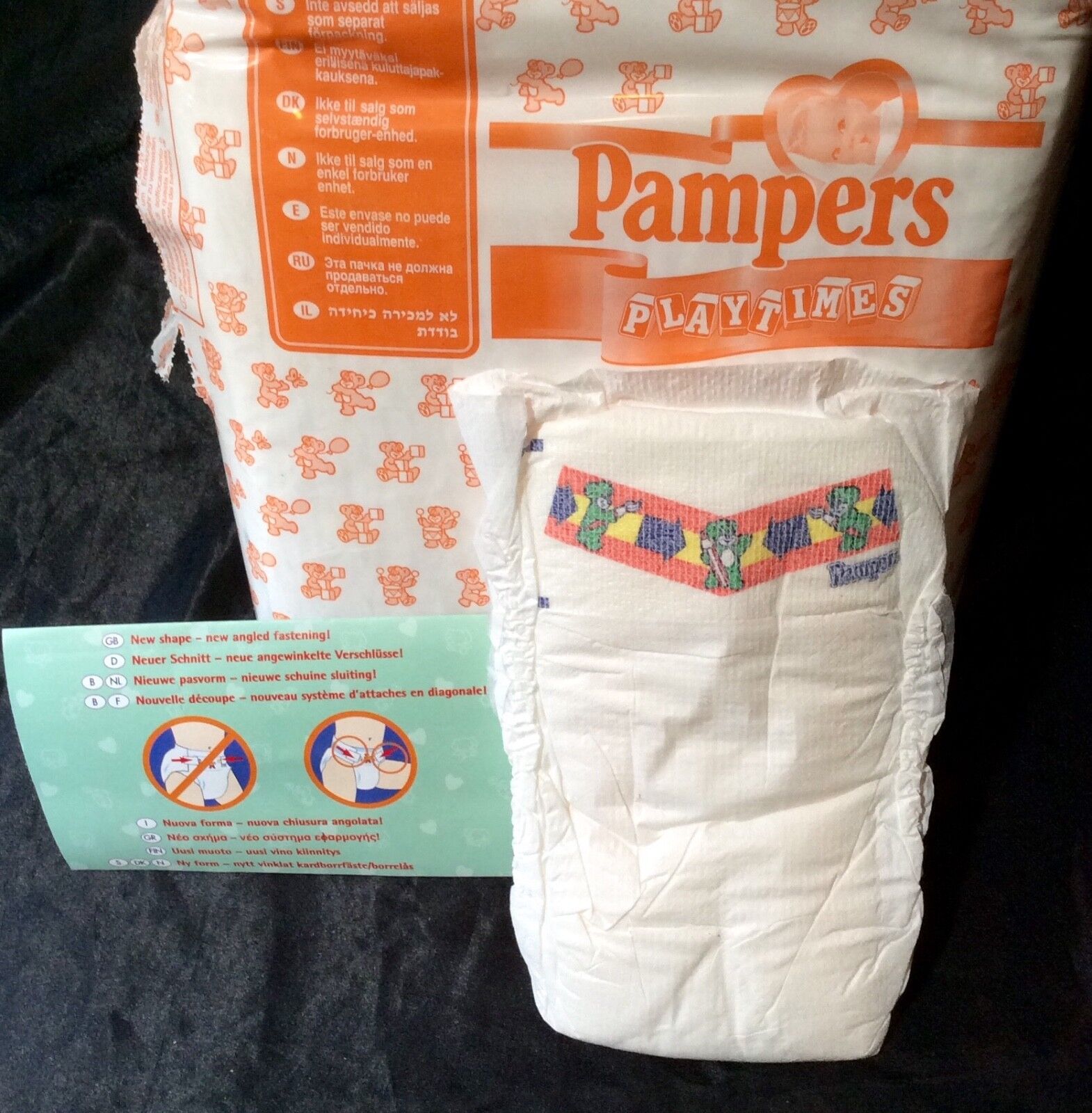 pampers premium care zielone a biale