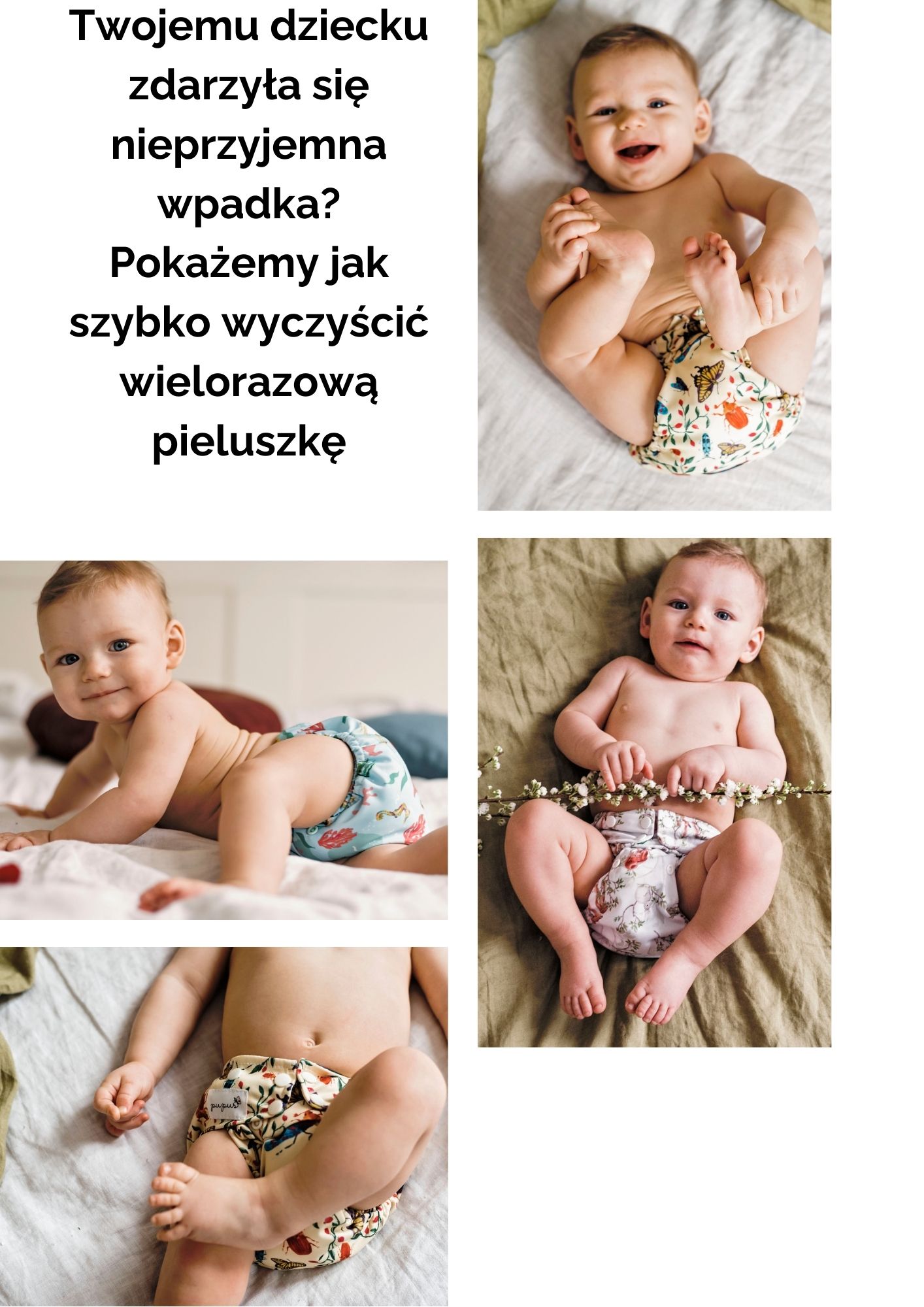 pieluchy wielorazowe używane