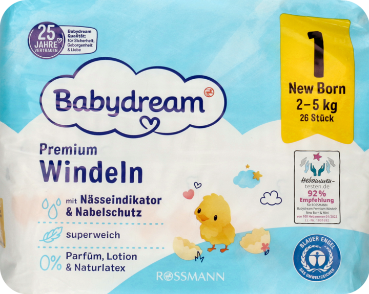 pieluchy pampers 1 z wycięciem na pępek